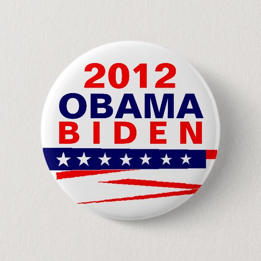 OBAMA-BIDEN 2012年 缶バッジ (正面)