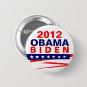OBAMA-BIDEN 2012年 缶バッジ (正面&裏面)