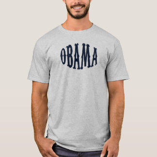 OBAMA_Blue JPEG Tシャツ