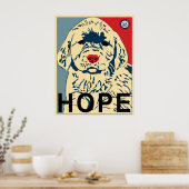 obama first puppy - hope ポスター (キッチン)