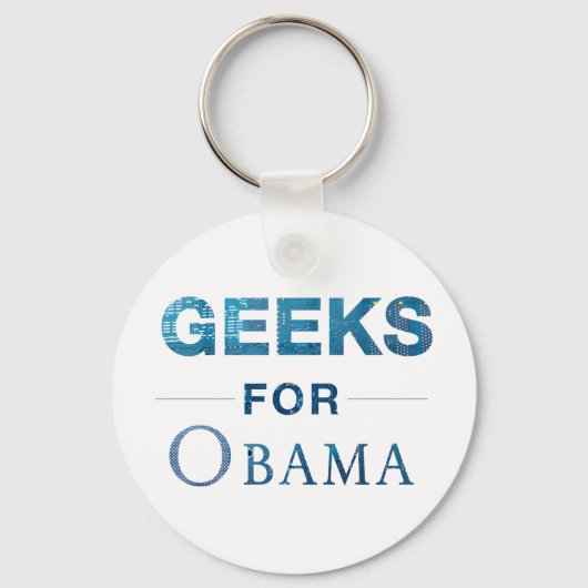 Obama Keychainのギーク キーホルダー (正面)