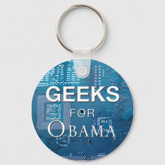 Obama Keychainのギーク キーホルダー (正面)