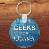 Obama Keychainのギーク キーホルダー (正面)