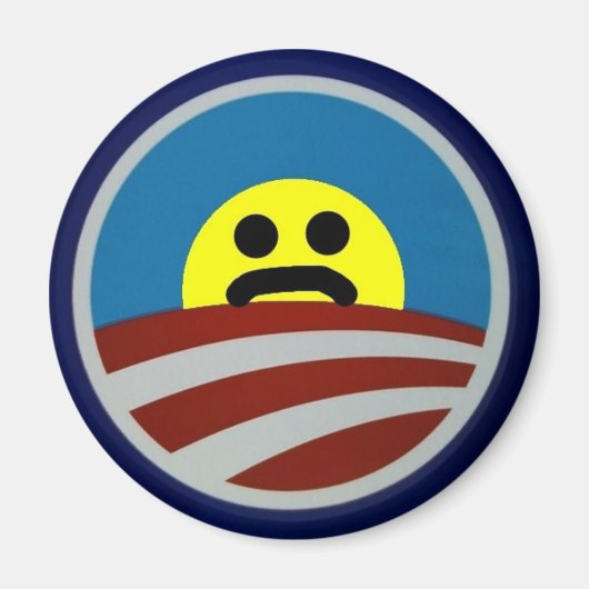Obama-logo-712385のコピー マグネット (正面)
