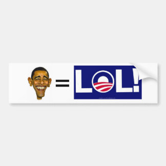 obama=lol バンパーステッカー