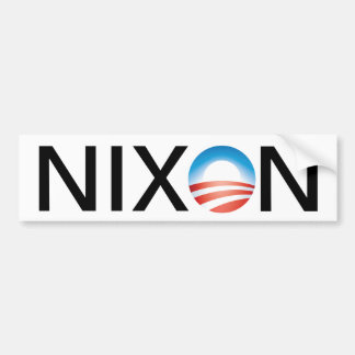 Obama=Nixon バンパーステッカー