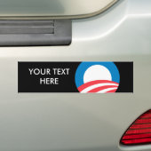 OBAMA_O_ バンパーステッカー (車上)