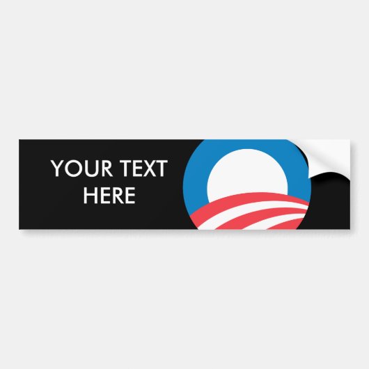 OBAMA_O_ バンパーステッカー (正面)