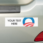 OBAMA_O_ バンパーステッカー (車上)