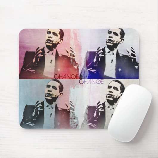Obama_popArt2 マウスパッド (マウス)