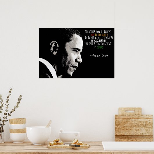 Obama Poster ポスター (キッチン)