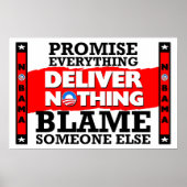 Obama: Promise Everything, Deliver Nothing! ポスター (正面)