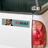 obama_smoking1、いいえ、BAMA バンパーステッカー (トラック上)