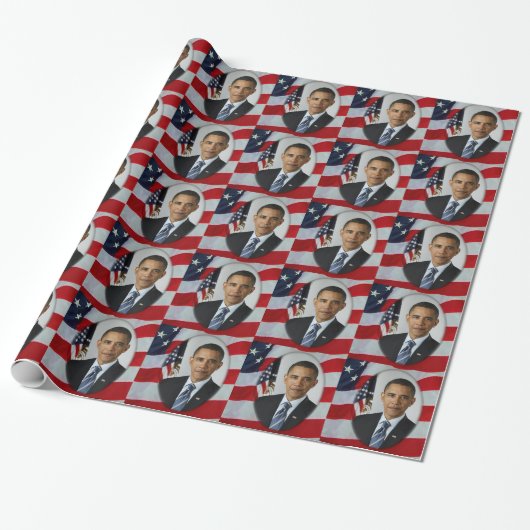 OBAMA-WRAPPING PAPER大統領 ラッピングペーパー (アンロールド)