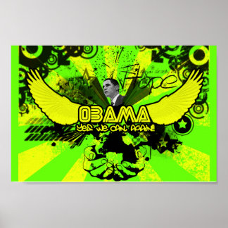 Obama (Yes We Can, Again!!) Poster ポスター