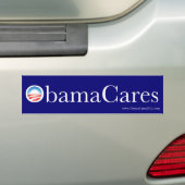 ObamaCaresのクラシックなバンパーステッカー バンパーステッカー (車上)