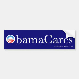 ObamaCaresのバンパーステッカー バンパーステッカー