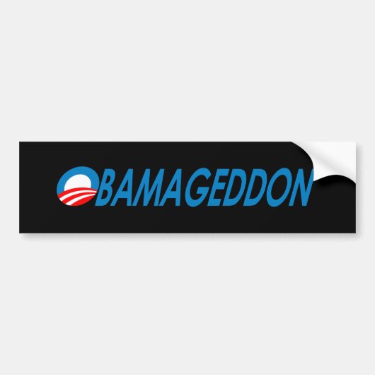 Obamageddon バンパーステッカー (正面)