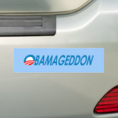 Obamageddon バンパーステッカー (車上)