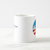 obamalogo2008c、バラクObama2008 コーヒーマグカップ (中央)