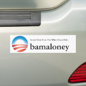Obamaloney バンパーステッカー (車上)