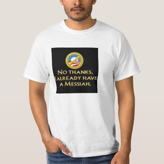 ObamaMessiah Tシャツ (正面)