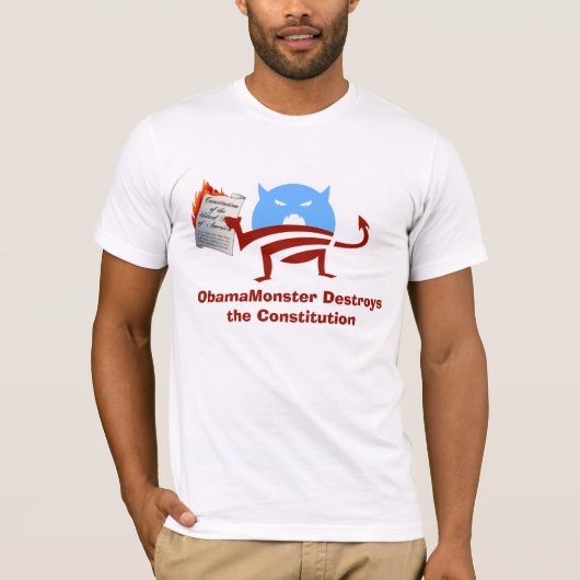 ObamaMonster Tシャツ (正面)