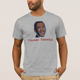 Obamanのアメリカ人 Tシャツ