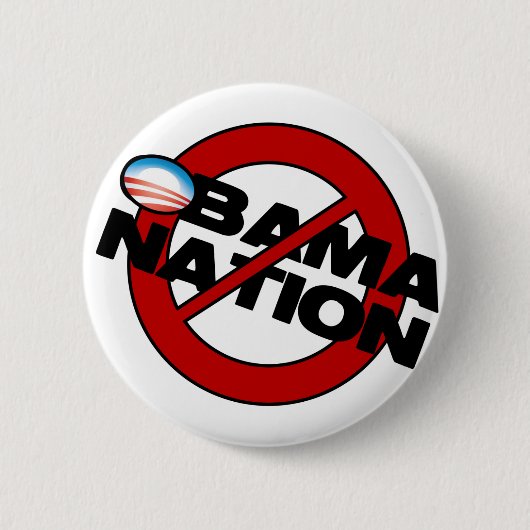 ObamaNationの破壊者 缶バッジ (正面)