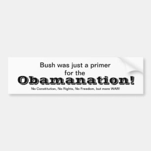 Obamanation バンパーステッカー