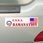Obamanation バンパーステッカー (車上)
