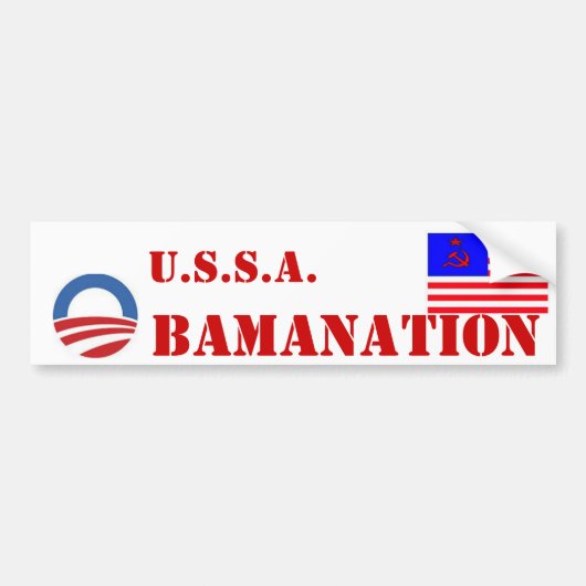 Obamanation バンパーステッカー (正面)