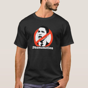 OBAMANATION/ANTI-OBAMAのTシャツ Tシャツ