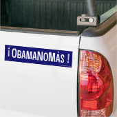 OBAMANOMAS! バンパーステッカー (トラック上)