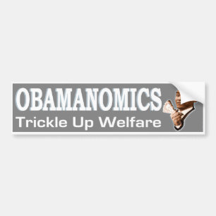 Obamanomicsのバンパーステッカー バンパーステッカー