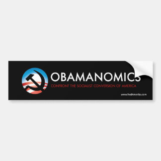 Obamanomicsの社会主義者アメリカ バンパーステッカー