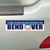 Obamanomics バンパーステッカー (車上)