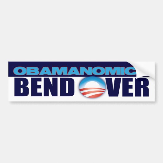 Obamanomics バンパーステッカー (正面)
