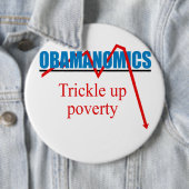 Obamanomics -窮乏の上の細流 缶バッジ (インサイチュ)