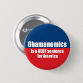 Obamanomics 缶バッジ (正面&裏面)