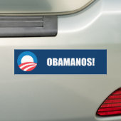 OBAMANOS (2) バンパーステッカー (車上)