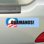 OBAMANOS (2) バンパーステッカー (車上)