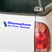 Obamaphone バンパーステッカー (トラック上)