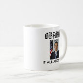 obamaportrait、オバマのそれはすべて… -カスタマイズ付け加えます コーヒーマグカップ (正面右)