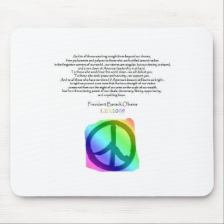 Obamasのスピーチのマウスパッド マウスパッド