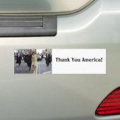obamas、アメリカありがとう! 、 バンパーステッカー (車上)