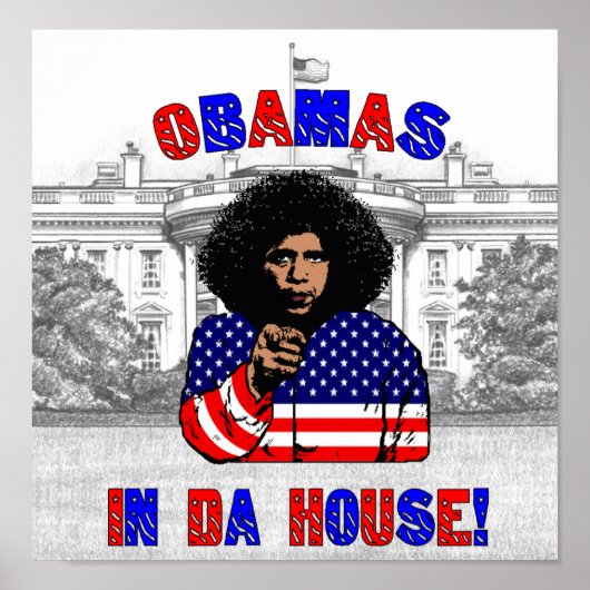 Obamas In Da Houseポスター ポスター (正面)