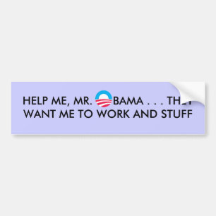 obamasymbolは、私をのBAMA… THEYW氏…救済します バンパーステッカー