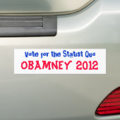 Obamney 2012年 バンパーステッカー (車上)
