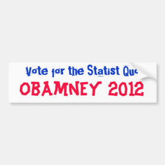 Obamney 2012年 バンパーステッカー
